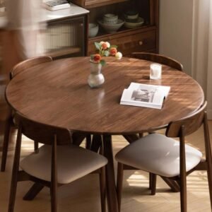 Solid Wood Dining Table round dining table
