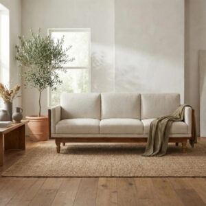 Handcrafted Three Seater Modern Sofa