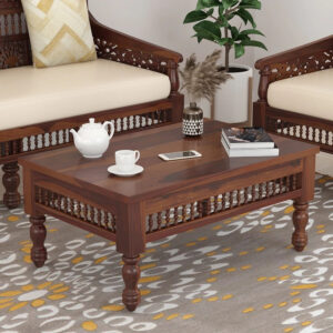 Wooden Handcrafted Sheesham Wood Coffee Table Furniture