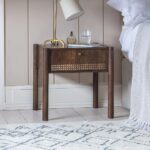 Wooden Artistic | Bedside Table Natural Finish