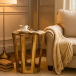 Metal Modern End Table