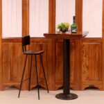 Antiquated Handmade Wooden Bar Chair