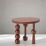 Handcrafted Wooden End Table