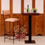 Antique Square Bar Chair
