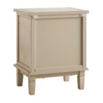 Whitewashed Carved 2 Drawer Nightstand - Image 13