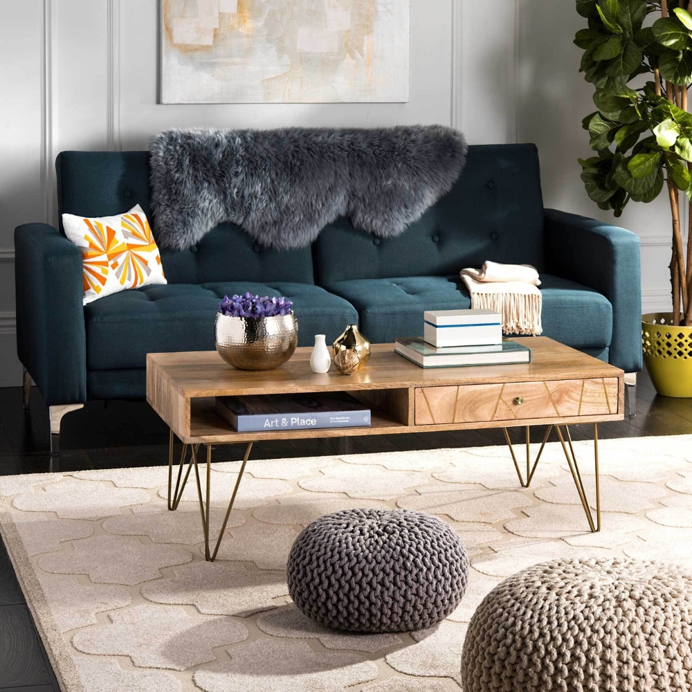 1-11-8.jpg Wooden Handcrafted Mango Wood Coffee Table Furniture - Image 1