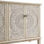 Whitewashed Carved Large Sideboard - Image 11