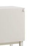 Bianca Chip Carved Nightstand, Sand Beige & Ivory - Image 7