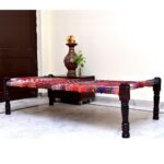 Jodhpuri Wooden Khatiya Khaat Multi