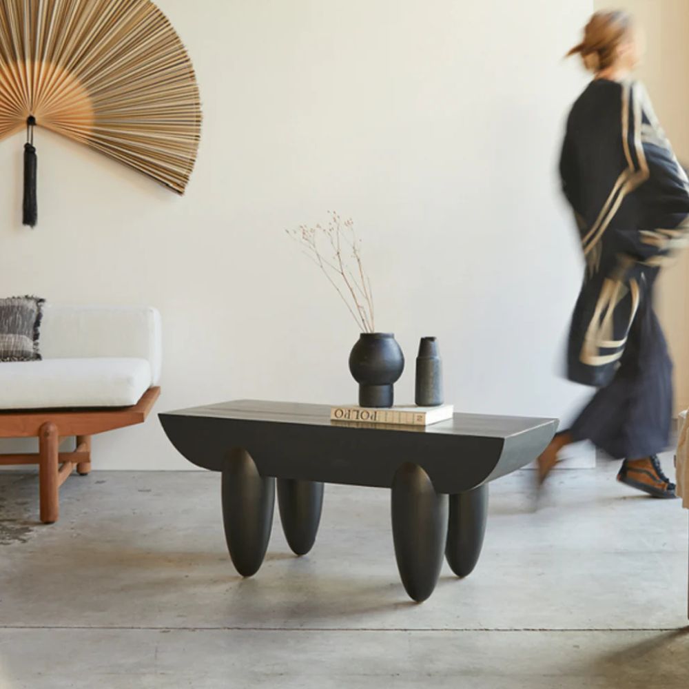 1-119-3.jpg Handcrafted Antique Mango Wood Coffee Table - Image 1