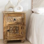Stylish Mango Wood Bedside Table