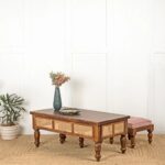 Modern Sheesham Solid Wood Coffee Table - Image 4