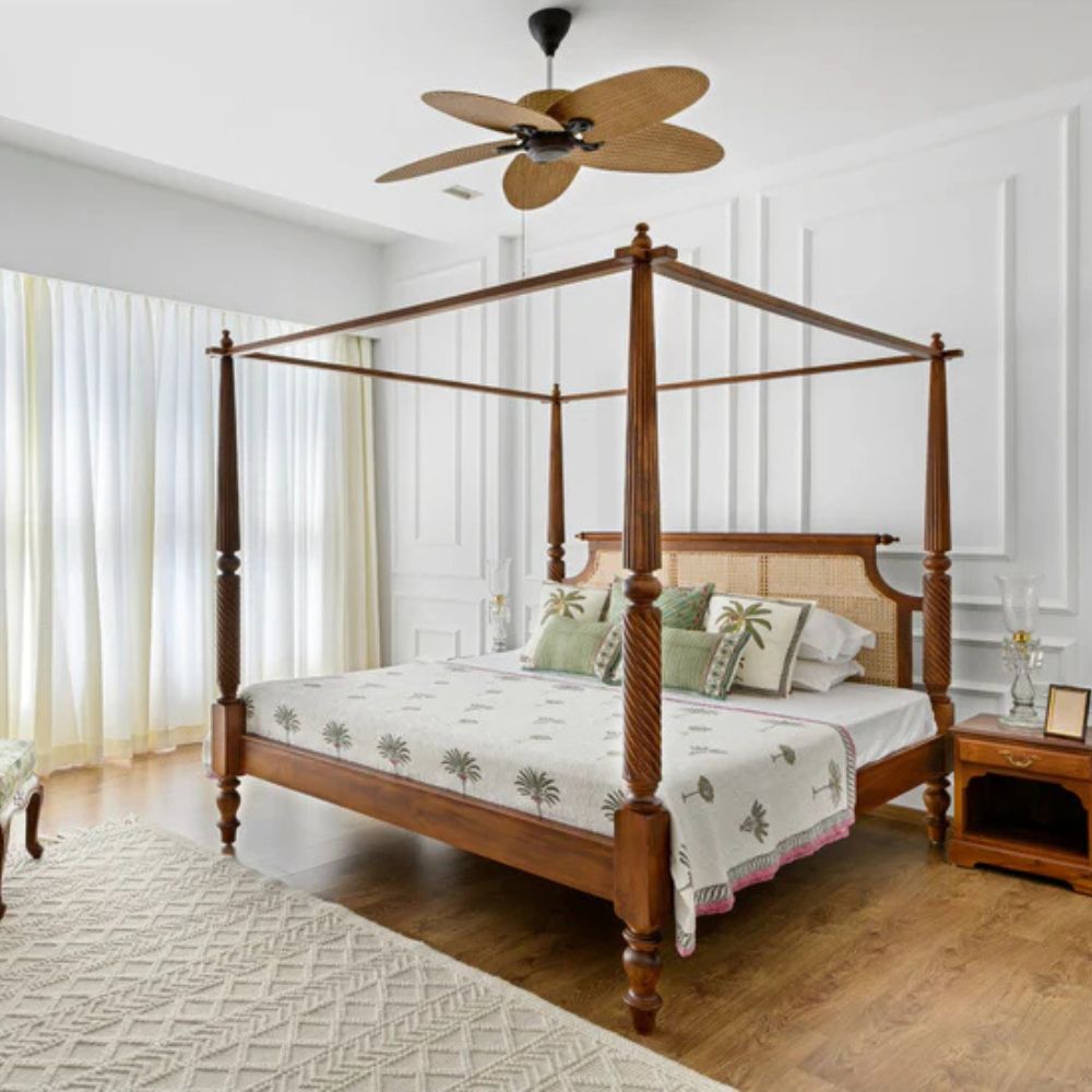 1-128-1.jpg Wooden Florentina Poster Bed - Image 1