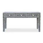 Handmade Inlay Console Table With 3 Drawer - Image 2