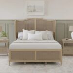 Handcrafted Cane Design Bed