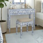 Handmade Inlay Console Table With 3 Drawer
