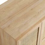 Frances Woven Rattan Compact Double Closet, Natural - Image 9
