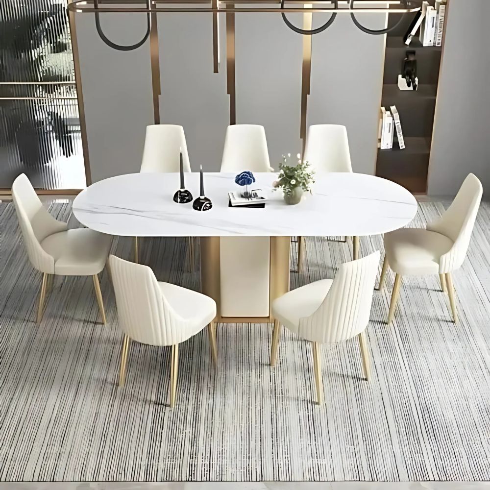 1-166-1.jpg Handicraft Metal Dining Table With Seater - Image 1