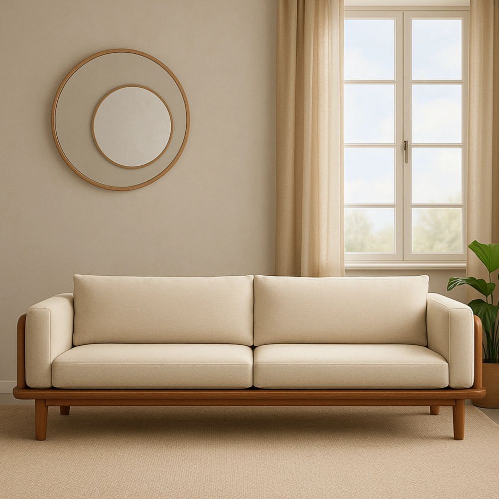 1-17-4.jpg Wooden Handcrafted Carved Sofa - Image 1