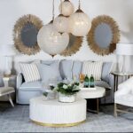 Handmade Round Inlay Coffee Table