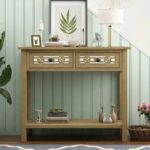 Handcrafted Mango Wood Console Table