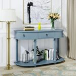 Handmade Mango Wood Natural Console Table