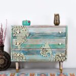 Bird Cabinet with Three Drawers