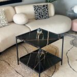 Handcrafted Center Table - Black - Image 4