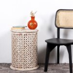 Silva Wooden Carved Side table