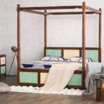 Handcrafted Antique Poster Bed