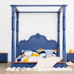 Handcrafted Sheesham Wood Poster Bed - Image 2