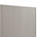 Richmond Ridged Double Closet with Drawer, Matte Taupe - Image 13
