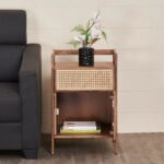 Wooden Rattan Connection Mango Wood