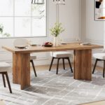 Modern Wooden Dining Table - Image 2
