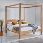 Handcrafted Modern Sheesham Wood Poster Bed