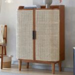 Handmade Cane Storage Cabinet