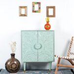 Wooden Carved Storage Unit