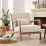 Mango Wood Sofa Chair In Provincial Finish