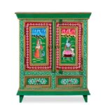 Wooden Handpainted Cabinet - Image 3