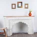 Jodhpuri Wooden Carved Console Table