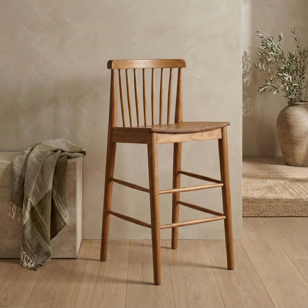 1-22-8.jpg Handcrafted Wooden Sheesham Wood Arm Chair - Image 1