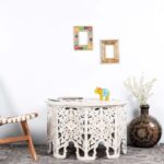 Omia Wooden Carved Coffee Table