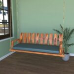 Traditional Stripped Handmade Simple Wooden Swing [Jhula]