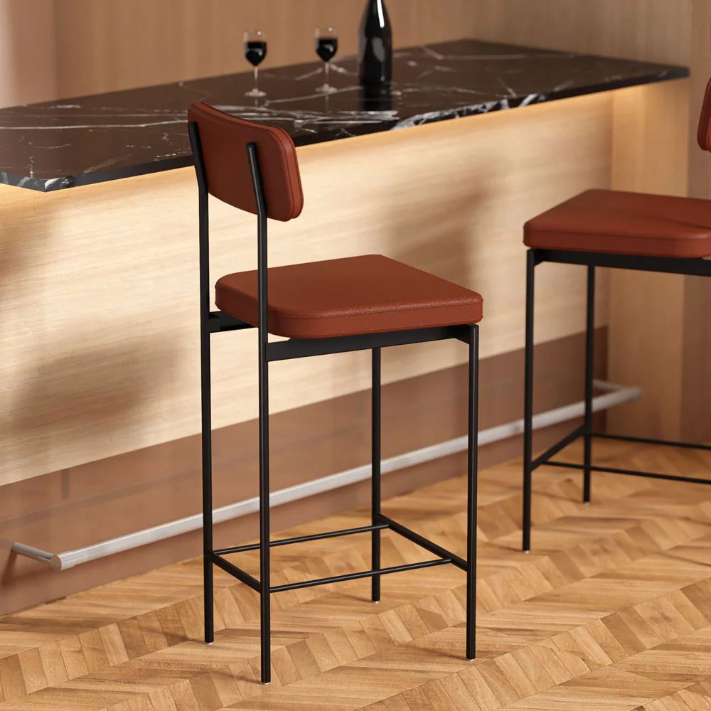 1-249-1.jpg Antique Square Bar Chair - Image 1