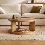 Handcrafted Wooden hape Solid Coffee Table