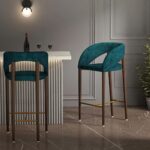 Antique Design Square Barstool