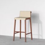 Antique Indian Design Square Barstool
