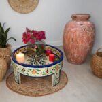 Hand Painted Wooden Chakki Table