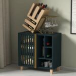 Hand Carved Antique Mango Wood Bar Unit
