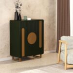 Antique Mango Wood Bar Cabinet